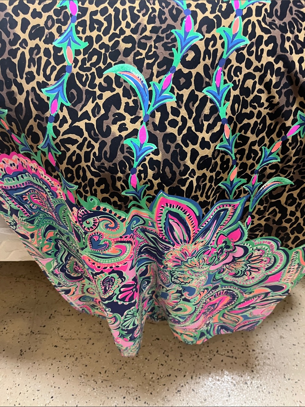 Lilly Pulitzer Sedalia maxi-XL multi color Leopard Print